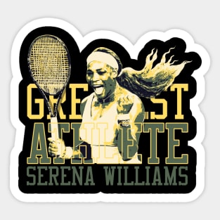 Serena Williams Greatest Athlete Sticker